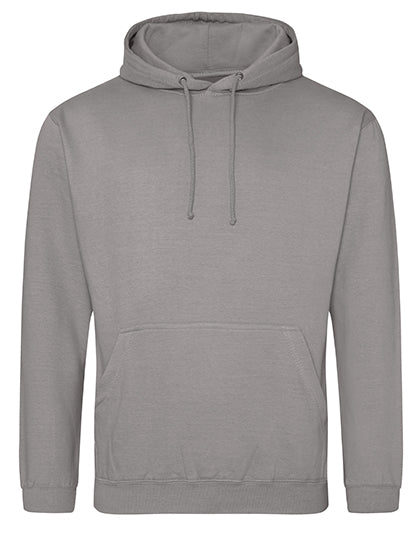 Just Hoods College Hoodie JH001 in Platinum Grey