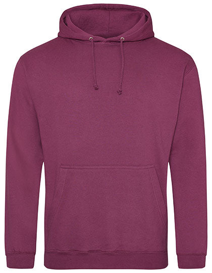 Just Hoods College Hoodie JH001 in Plum
