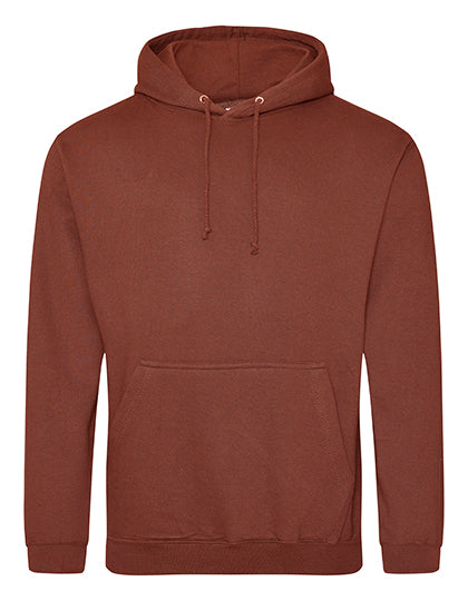 Just Hoods College Hoodie JH001 in Red Rust