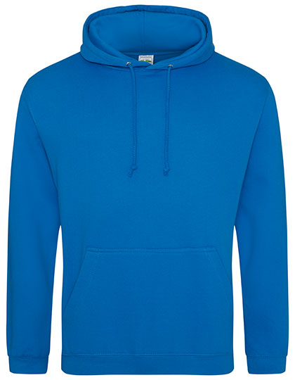 Just Hoods College Hoodie JH001 in Sapphire Blue