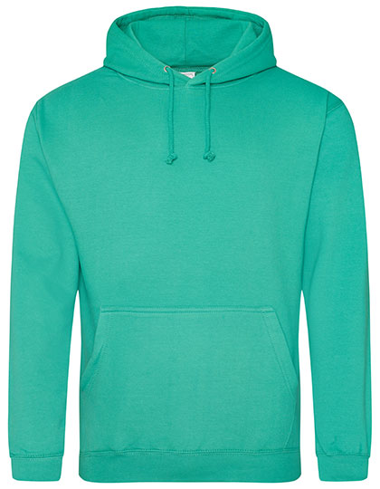Just Hoods College Hoodie JH001 in Spring Green
