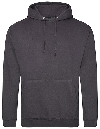 Just Hoods College Hoodie JH001 in Storm Grey (Solid)