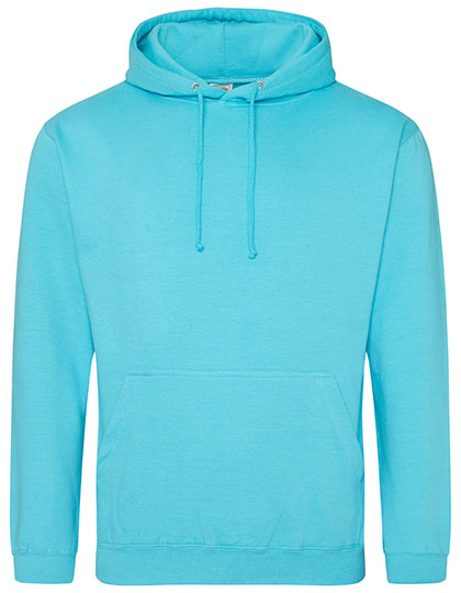 Just Hoods College Hoodie JH001 in Turquoise Surf