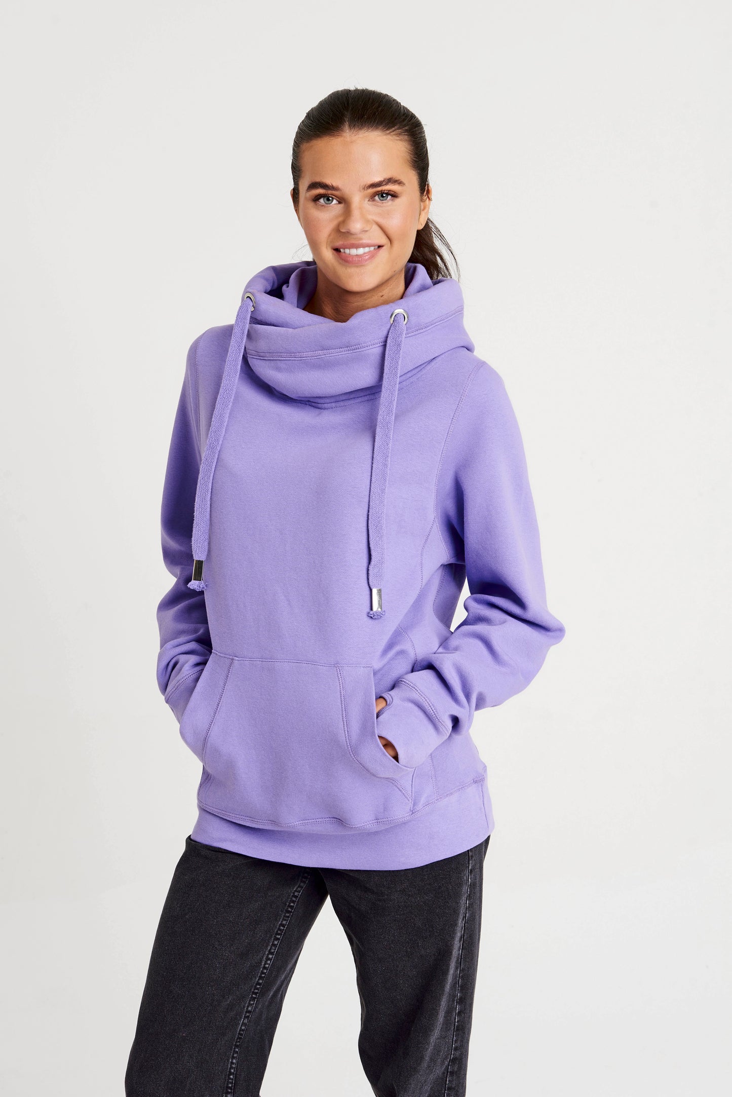 Cross Neck Hoodie Girl´s