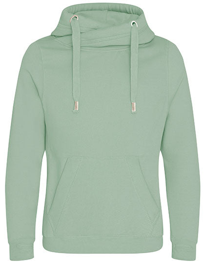 Cross Neck Hoodie Girl´s von Just Hoods – Produkt- und Farbansicht für Textildruck und Stickerei