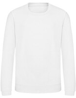 Just Hoods Kinder-Sweatshirt AWDis in Arctic White – mit Firmenlogo individualisierbar
