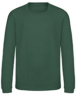 Just Hoods Kinder-Sweatshirt AWDis in Bottle Green – mit Firmenlogo individualisierbar