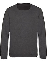 Just Hoods Kinder-Sweatshirt AWDis in Charcoal (Heather) – mit Firmenlogo individualisierbar
