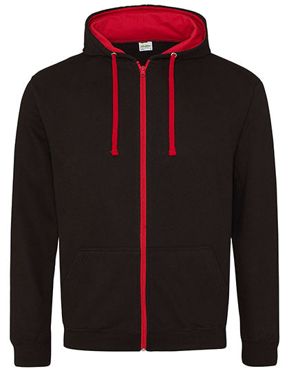 Varsity Zoodie von Just Hoods – Produkt- und Farbansicht für Textildruck und Stickerei