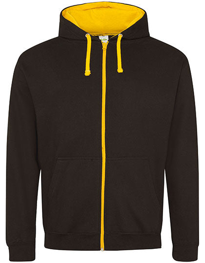 Varsity Zoodie von Just Hoods – Produkt- und Farbansicht für Textildruck und Stickerei
