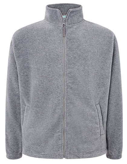 JHK Men´s Fleece Jacket JHK800 in Grey Melange