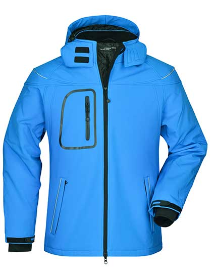 Modische Winter-Softshelljacke für Herren von Daiber – Produkt- und Farbansicht für Textildruck und Stickerei