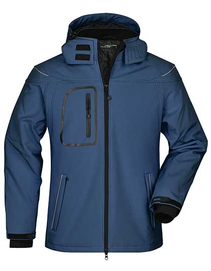 Modische Winter-Softshelljacke für Herren von Daiber – Produkt- und Farbansicht für Textildruck und Stickerei