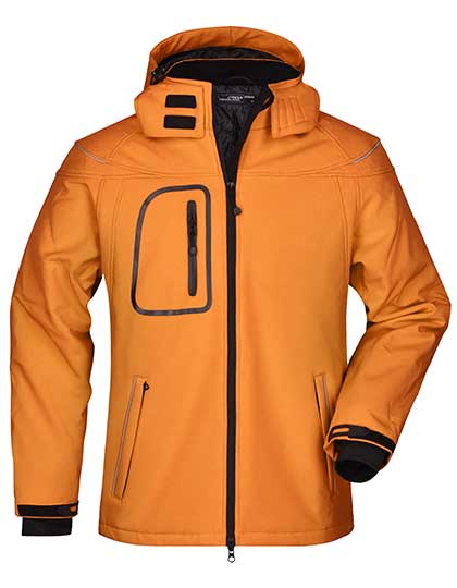 Modische Winter-Softshelljacke für Herren von Daiber – Produkt- und Farbansicht für Textildruck und Stickerei