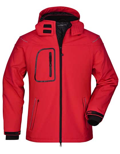 Modische Winter-Softshelljacke für Herren von Daiber – Produkt- und Farbansicht für Textildruck und Stickerei
