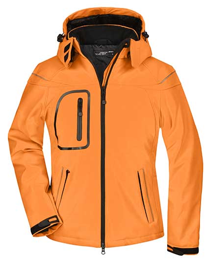 Modische Winter-Softshelljacke für Damen von Daiber – Produkt- und Farbansicht für Textildruck und Stickerei