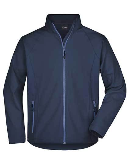 Daiber Men´s Softshell Jacket in Navy – mit Firmenlogo individualisierbar
