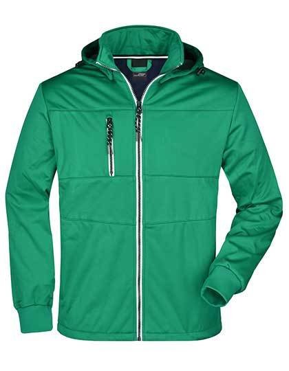 Daiber Men´s Maritime Jacket in Irish Green/Navy/White – mit Firmenlogo individualisierbar