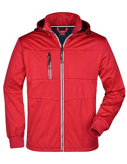 Daiber Men´s Maritime Jacket in Red/Navy/White – mit Firmenlogo individualisierbar