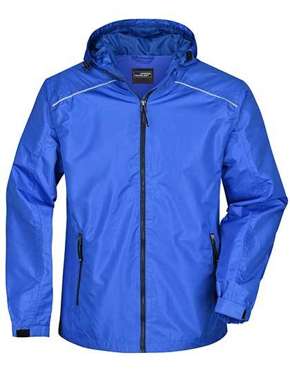 Daiber Men´s Rain Jacket in Royal/Navy – mit Firmenlogo individualisierbar
