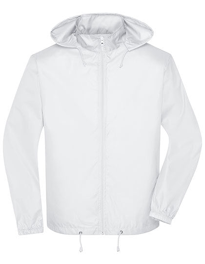 Daiber Men´s Promo Jacket in White – mit Firmenlogo individualisierbar
