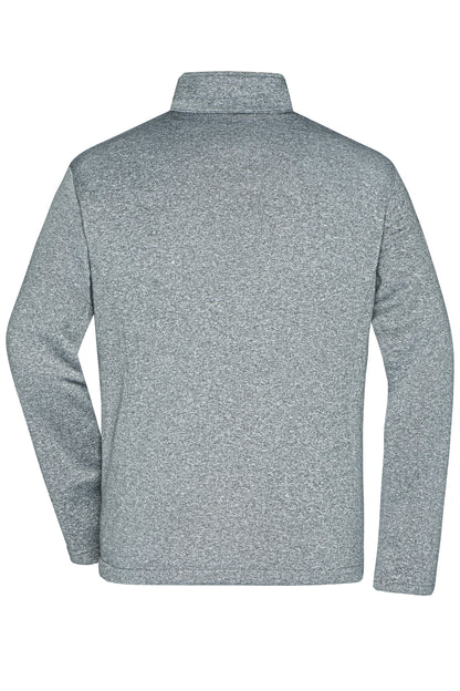 Melange Softshell-Jacke mit Fleece-Innenseite