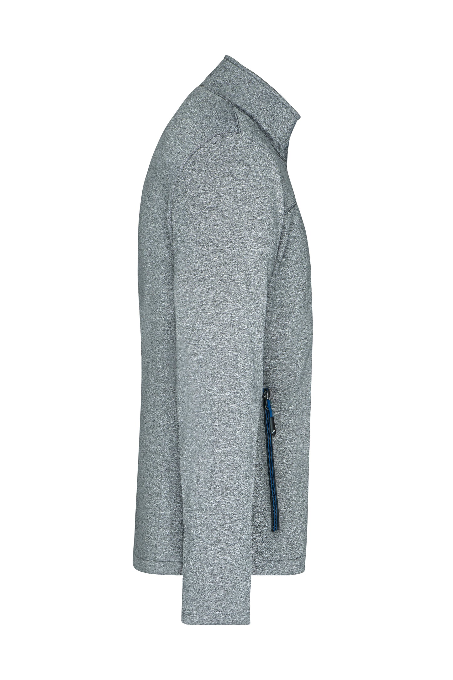 Melange Softshell-Jacke mit Fleece-Innenseite