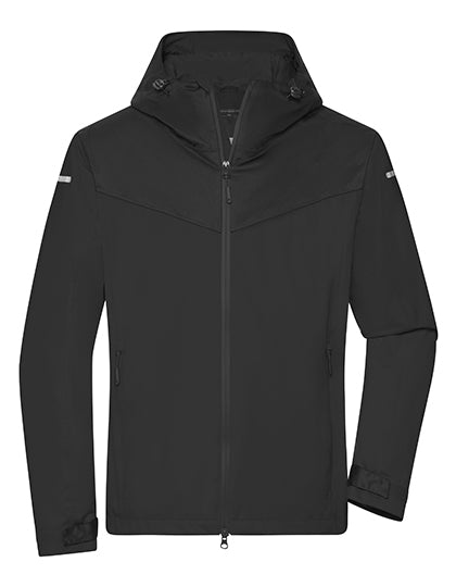 Daiber Men´s Allweather Jacket in Black – mit Firmenlogo individualisierbar
