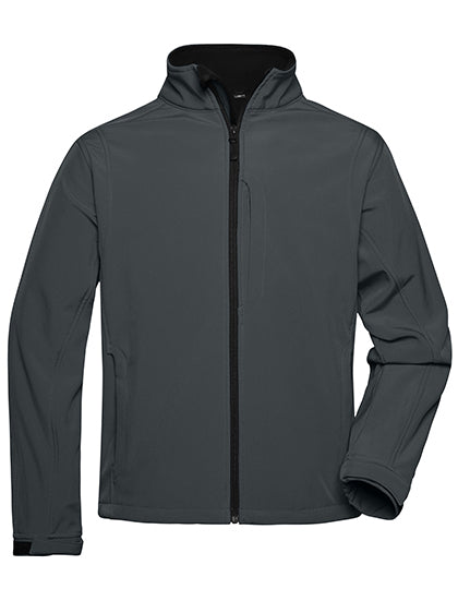 Daiber Men´s Softshell Jacket in Carbon – mit Firmenlogo individualisierbar