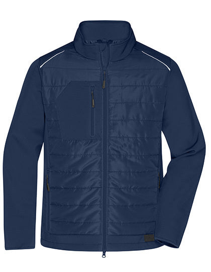 Daiber Men´s Hybrid Jacket in Navy/Navy – mit Firmenlogo individualisierbar