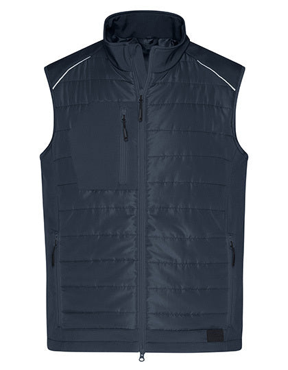 Daiber Men´s Hybrid Vest in Carbon/Carbon – mit Firmenlogo individualisierbar