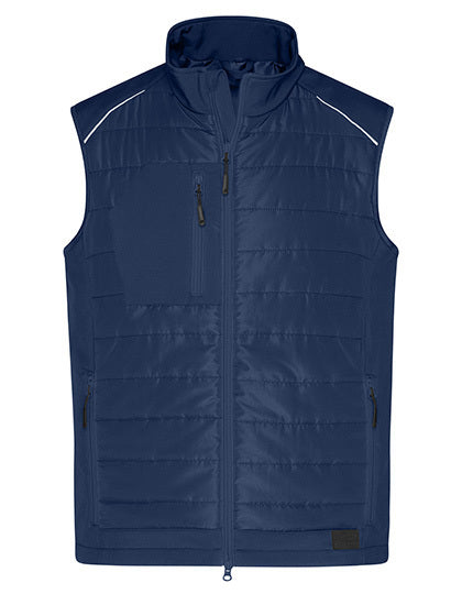 Daiber Men´s Hybrid Vest in Navy/Navy – mit Firmenlogo individualisierbar