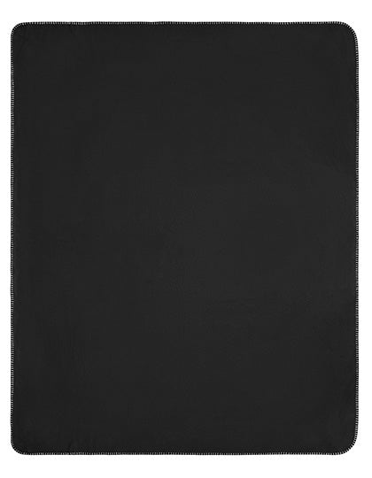 Daiber Fleece Blanket in Black – mit Firmenlogo individualisierbar
