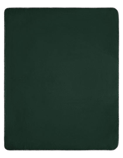 Daiber Fleece Blanket in Dark Green – mit Firmenlogo individualisierbar