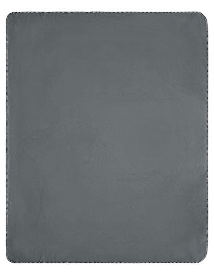 Daiber Fleece Blanket in Grey – mit Firmenlogo individualisierbar