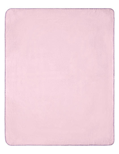 Daiber Fleece Blanket in Rose – mit Firmenlogo individualisierbar