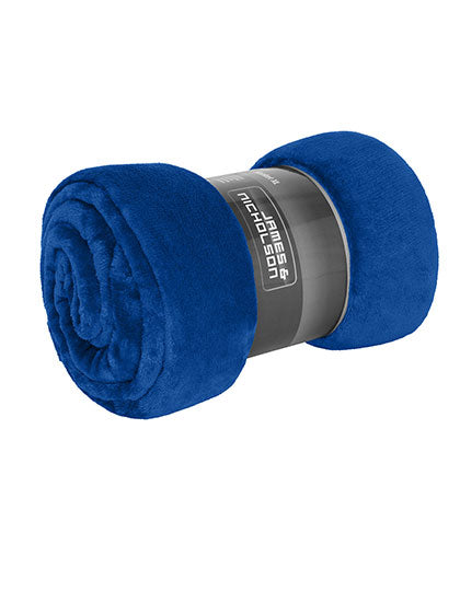 Daiber Microfibre Fleece Blanket XL in Royal – mit Firmenlogo individualisierbar