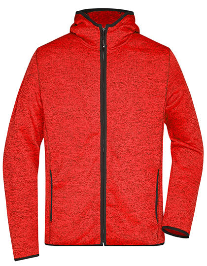 Men´s Knitted Fleece Hoody von Daiber – Produkt- und Farbansicht für Textildruck und Stickerei