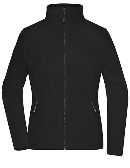 Daiber Ladies´ Fleece Jacket in Black – mit Firmenlogo individualisierbar