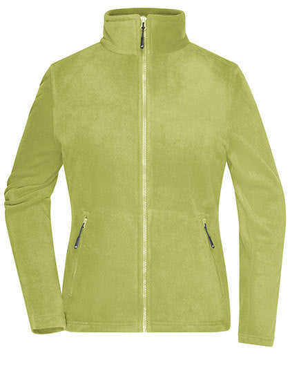 Daiber Ladies´ Fleece Jacket in Lime Green – mit Firmenlogo individualisierbar