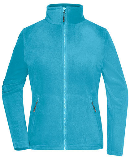 Daiber Ladies´ Fleece Jacket in Turquoise – mit Firmenlogo individualisierbar