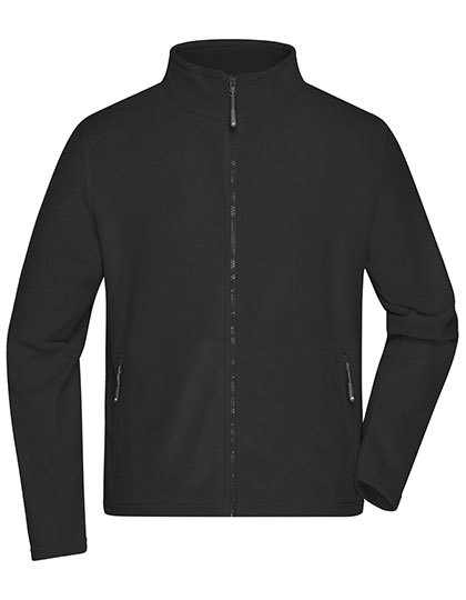 Daiber Men´s Fleece Jacket in Black – mit Firmenlogo individualisierbar