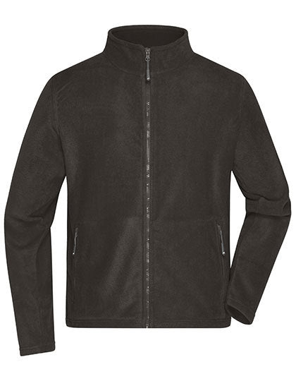 Daiber Men´s Fleece Jacket in Dark Grey (Solid) – mit Firmenlogo individualisierbar