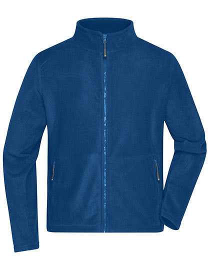 Daiber Men´s Fleece Jacket in Royal – mit Firmenlogo individualisierbar