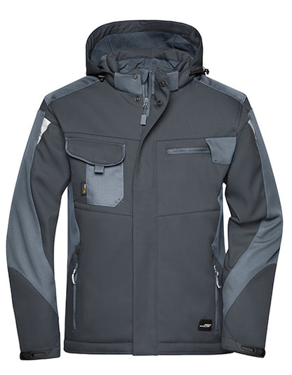 Professionelle Softshell-Jacke mit Fleece-Innenfutter