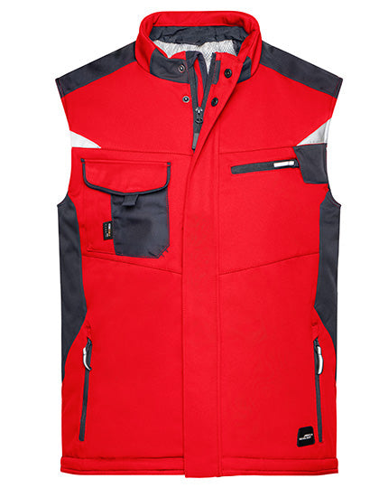 Daiber Craftsmen Softshell Vest -STRONG- JN825 in Red