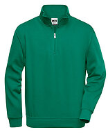 Daiber Workwear Half-Zip-Sweatshirt in Dark Green – mit Firmenlogo individualisierbar