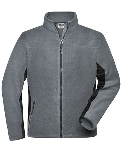 Daiber Men´s Workwear Fleece Jacket -STRONG- JN842 in Carbon