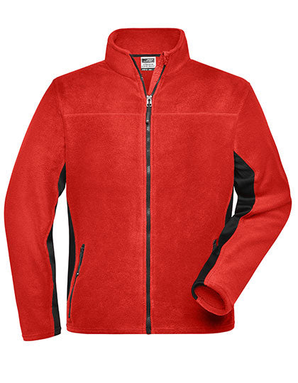 Daiber Men´s Workwear Fleece Jacket -STRONG- JN842 in Red