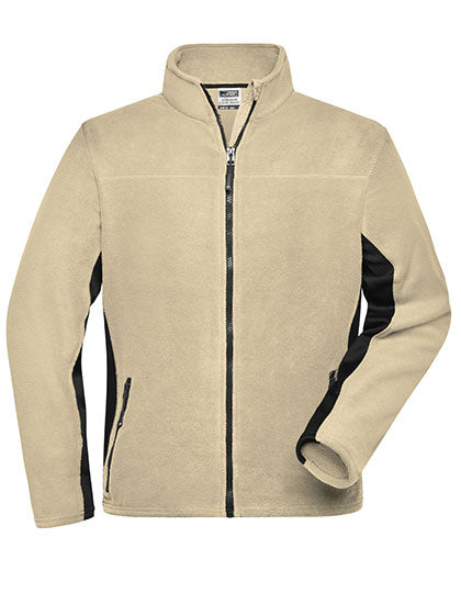 Daiber Men´s Workwear Fleece Jacket -STRONG- JN842 in Stone